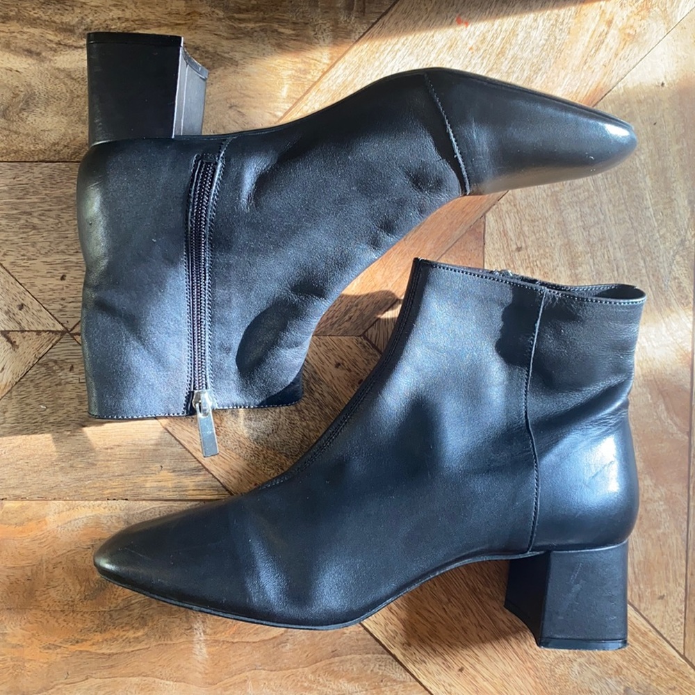 Zara Soft Leather Booties